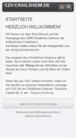 Mobile Screenshot of czv-crailsheim.de